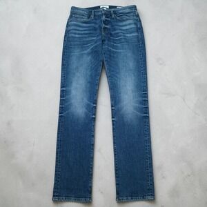 FRAME Denim Jeans Mens 32 x 32 L' Homme Slim Med Wash Stretch Pants